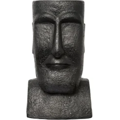 Pot statue île de Pâques noir H40cm < Gifi Clearance