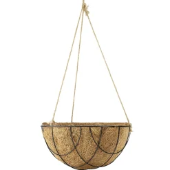 Pot suspendu en coco et métal Ø25xH13cm < Gifi Best