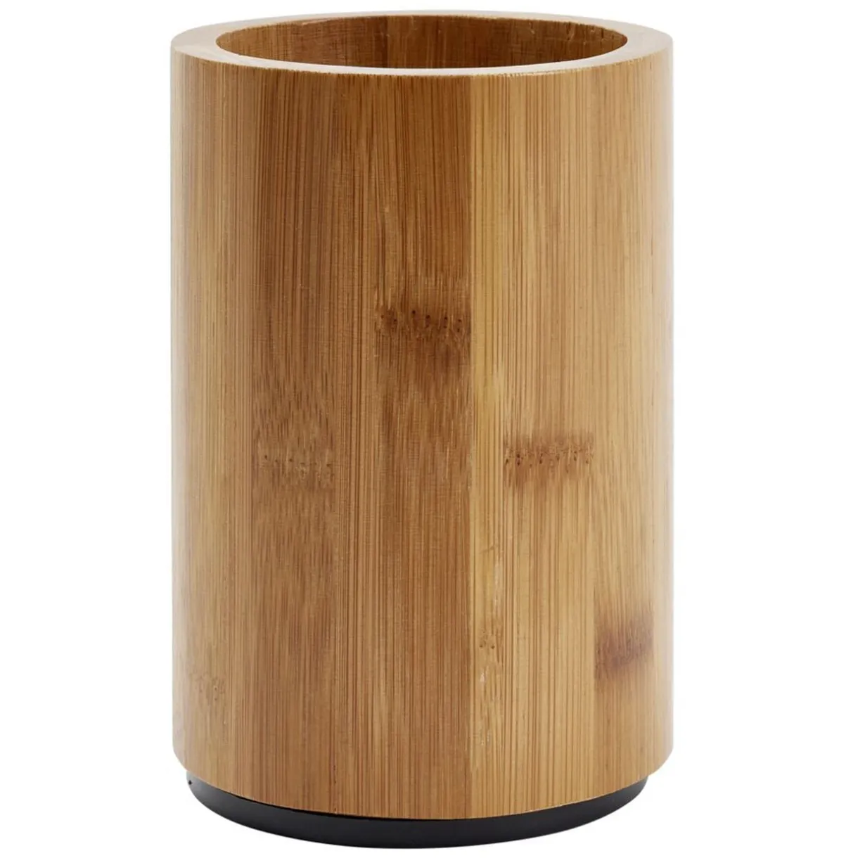 Pot à ustensiles de cuisine en bambou Ø11xH16cm < Gifi Hot