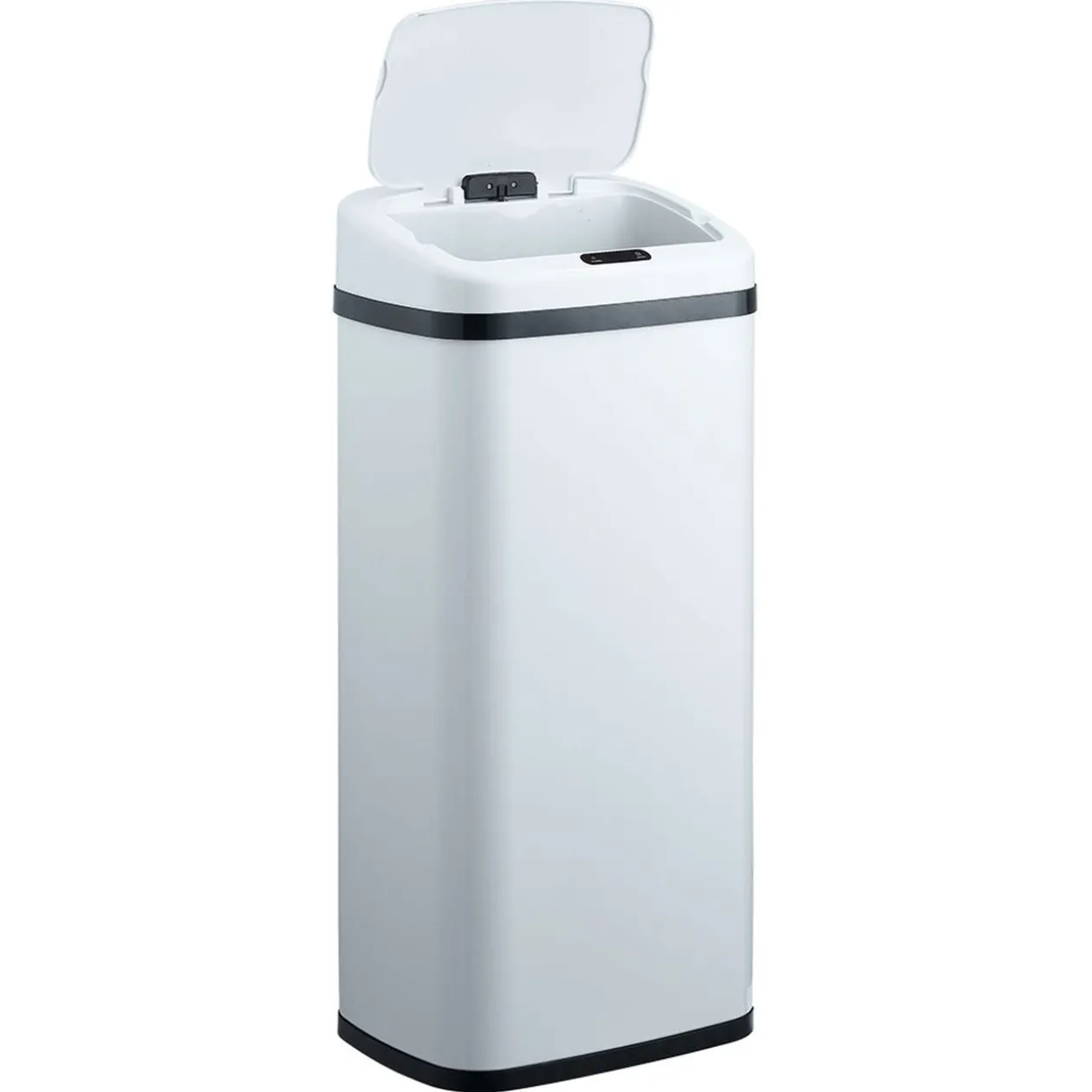 Poubelle automatique blanc opaque 40 L
