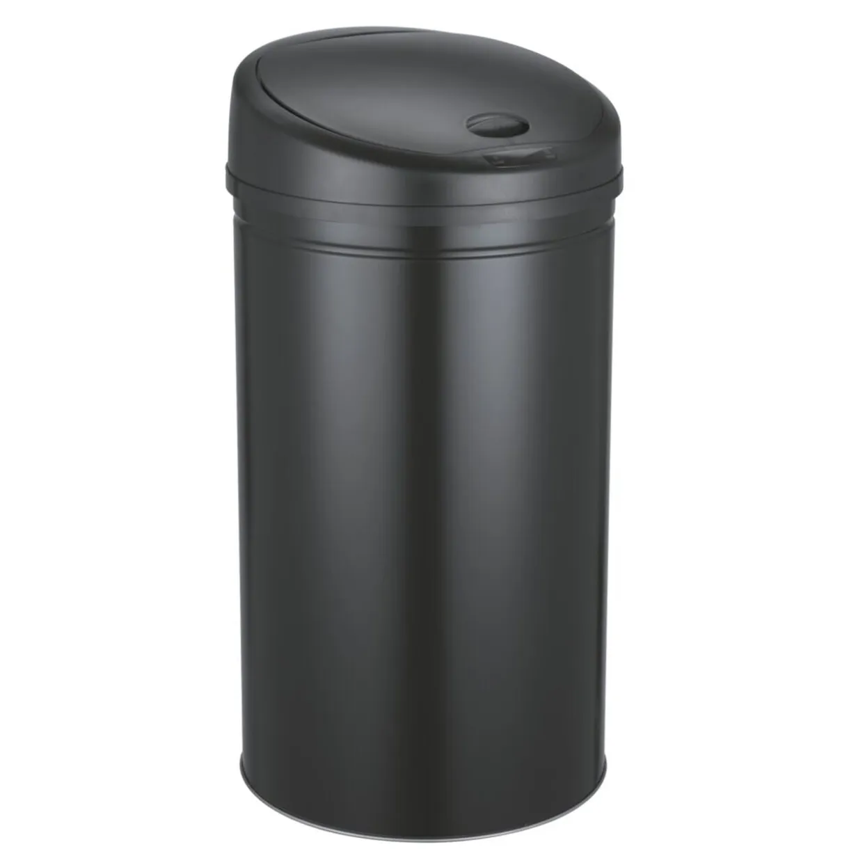 Poubelle automatique 40L cylindrique noire Ø32xH63cm < Gifi Outlet