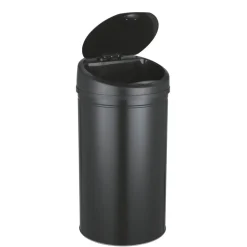 Poubelle automatique 40L cylindrique noire Ø32xH63cm < Gifi Outlet