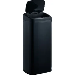 Poubelle automatique noir mat 40 L < Gifi Outlet