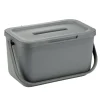 Poubelle compost de porte 4L plastique gris 25,5x16,5xH14cm < Gifi Clearance