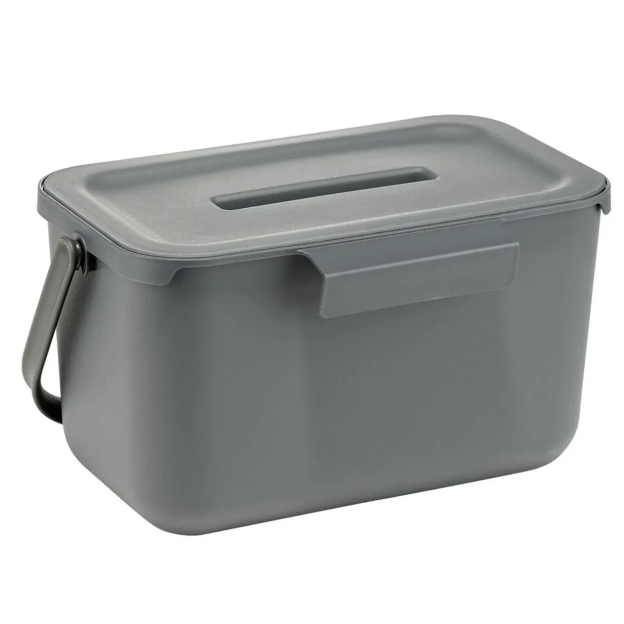 Poubelle compost de porte 4L plastique gris 25,5x16,5xH14cm < Gifi Clearance