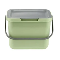 Poubelle compost à poser 6L plastique vert 25,5x19xH18,5cm < Gifi Clearance
