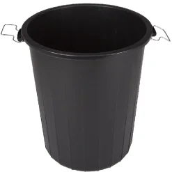 Poubelle de jardin noir 70 L < Gifi Best