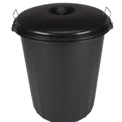 Poubelle de jardin noir 70 L < Gifi Best