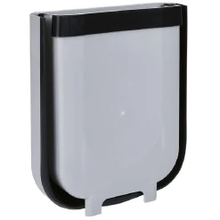Poubelle de porte amovible et rétractable 8 L gris < Gifi New