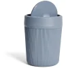 Poubelle de salle de bain grise ou beige Ø18,5xH25cm