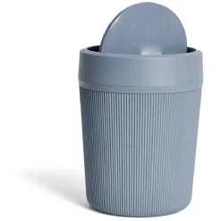 Poubelle de salle de bain grise ou beige Ø18,5xH25cm