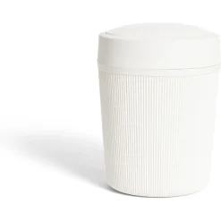 Poubelle de salle de bain grise ou beige Ø18,5xH25cm