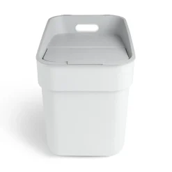 Poubelle de tri blanche 20L