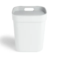 Poubelle de tri blanche 10L