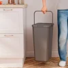 Poubelle de tri 32L plastique gris 34x28xH53cm < Gifi Sale