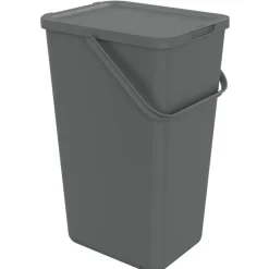 Poubelle de tri 32L plastique gris 34x28xH53cm < Gifi Sale