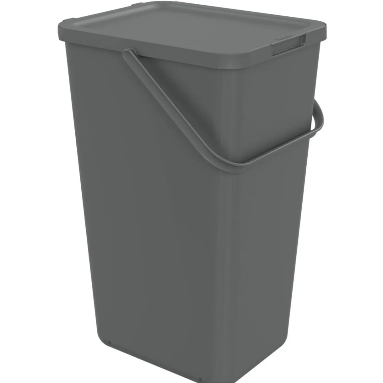 Poubelle de tri 32L plastique gris 34x28xH53cm < Gifi Sale