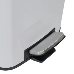 Poubelle pédale blanche 30L