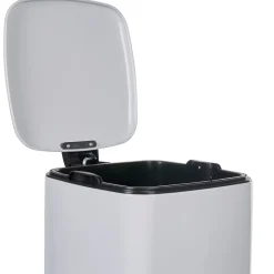 Poubelle pédale blanche 30L