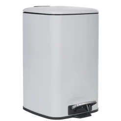 Poubelle pédale blanche 20 L < Gifi New