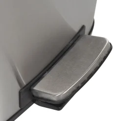 Poubelle pédale gris métallisé 30L < Gifi Clearance