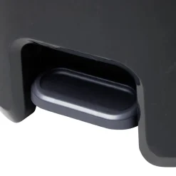Poubelle à pédale 27L Lynea plastique noir 37x29,5xH46cm