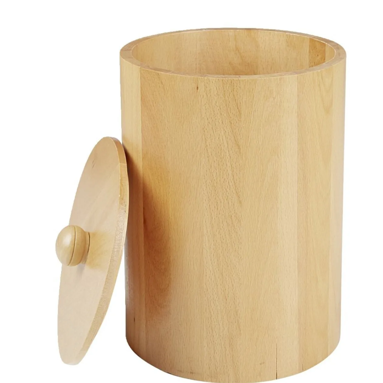 Poubelle salle de bain bambou