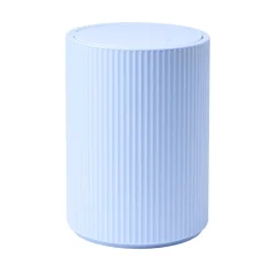 Poubelle salle de bain 5L plastique stries Ø18,5xH24cm (3modèles) < Gifi Online