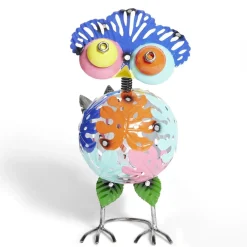 Poule décoration de jardin en métal à planter H31cm < Gifi New