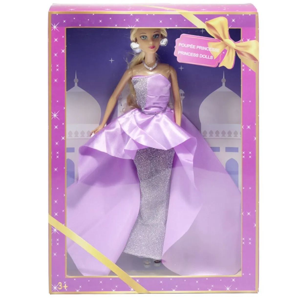 Poupée mannequin avec robe de princesse 20x4xH29cm (3 modèles) < Gifi Best