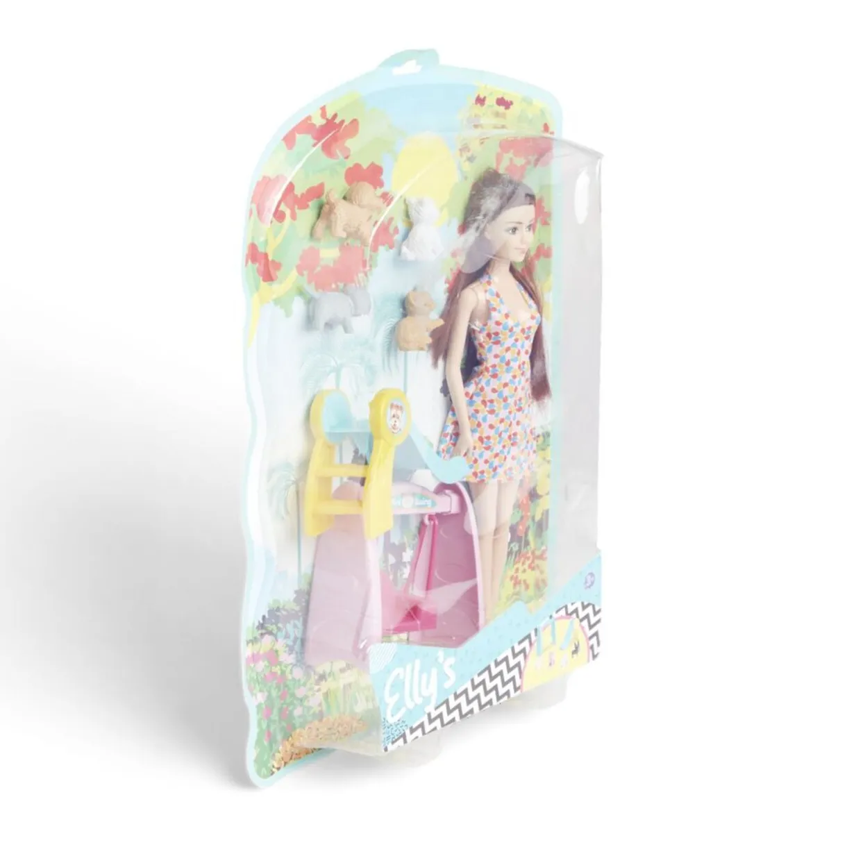 Poupée mannequin Elly's avec fillette et animaux < Gifi New