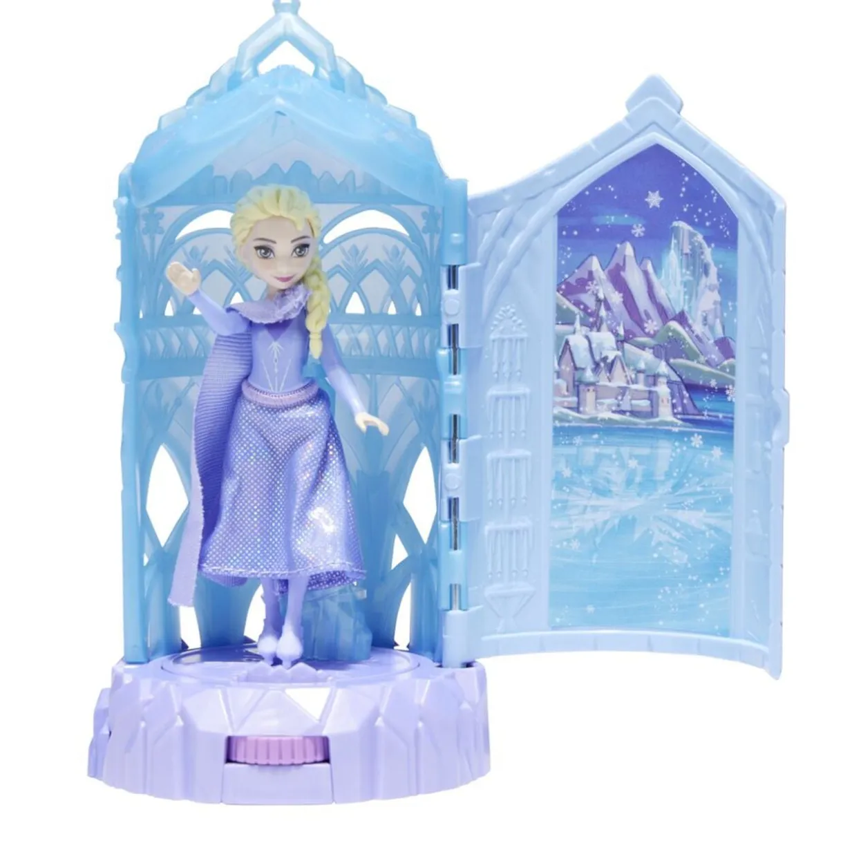 Poupée tourelle reine des neiges Frozen Ø7,5xH16cm (3 modèles) < Gifi Best