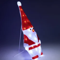 Père Noël 2D lumineux 30LED acrylique rouge et blanc H51 cm < Gifi Online