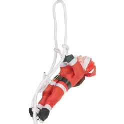 Père Noël grimpeur sur échelle h. 20 cm < Gifi Discount