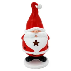 Père Noël lumineux solaire LED blanc chaud H31cm < Gifi Online