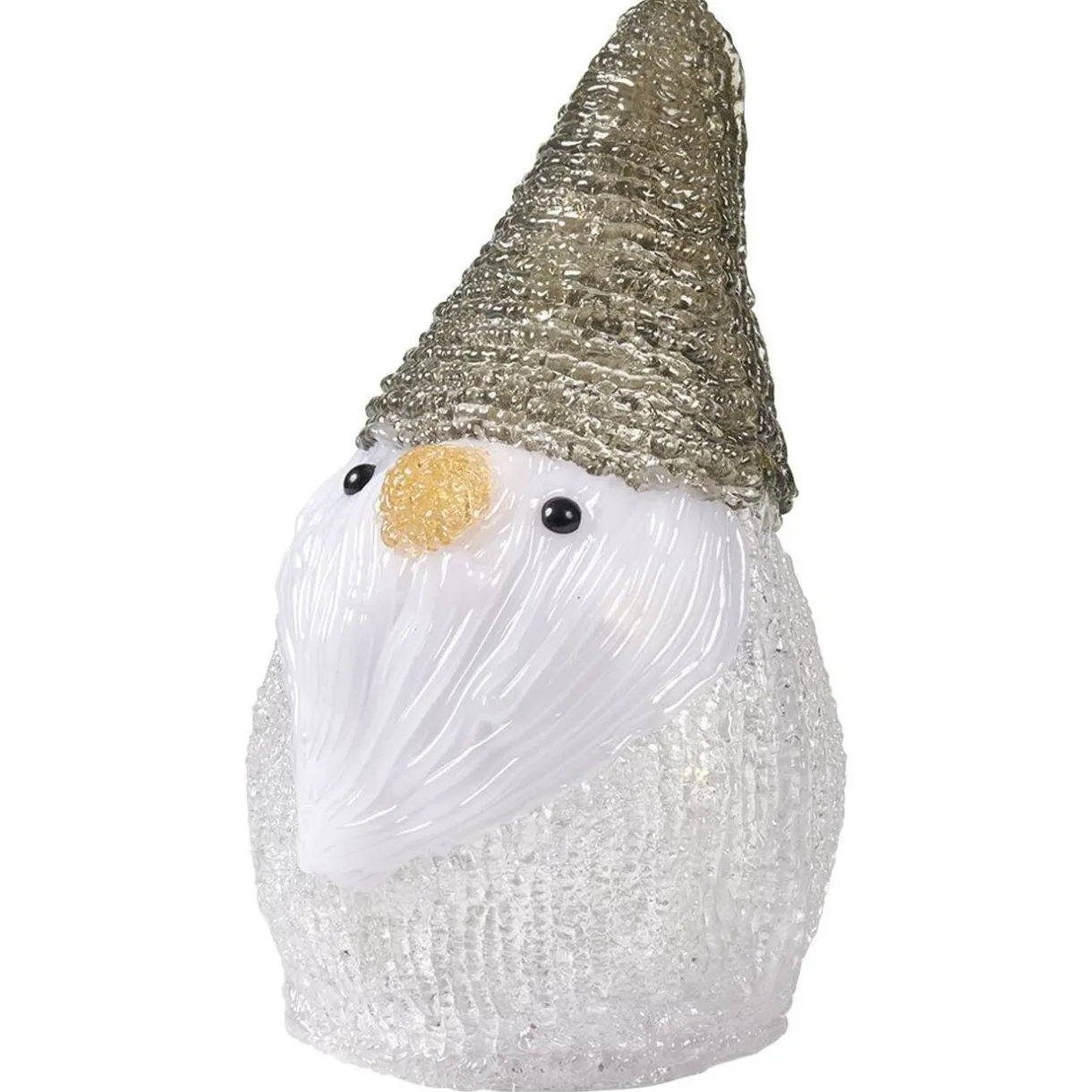 Père-Noël lutin lumineux acrylique H17cm 10 LED blanc chaud < Gifi Outlet