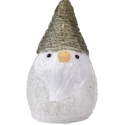 Père-Noël lutin lumineux acrylique H17cm 10 LED blanc chaud < Gifi Outlet