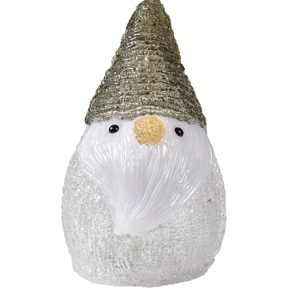 Père-Noël lutin lumineux acrylique H17cm 10 LED blanc chaud < Gifi Outlet