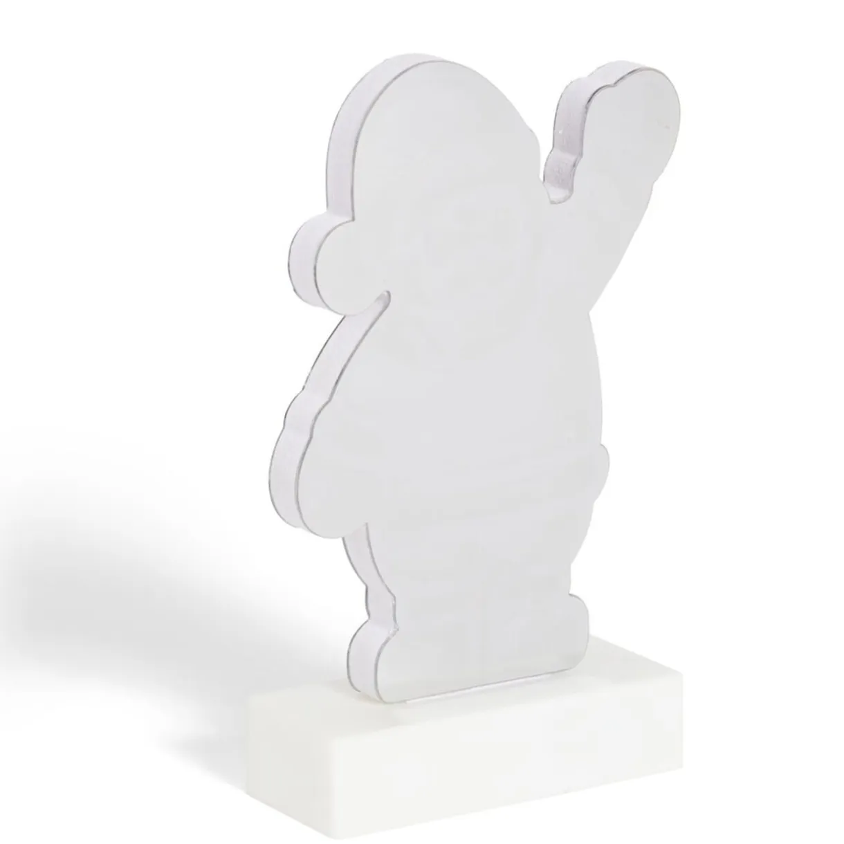 Père noël miroir infini lumineux 117LED H23,5cm < Gifi Sale