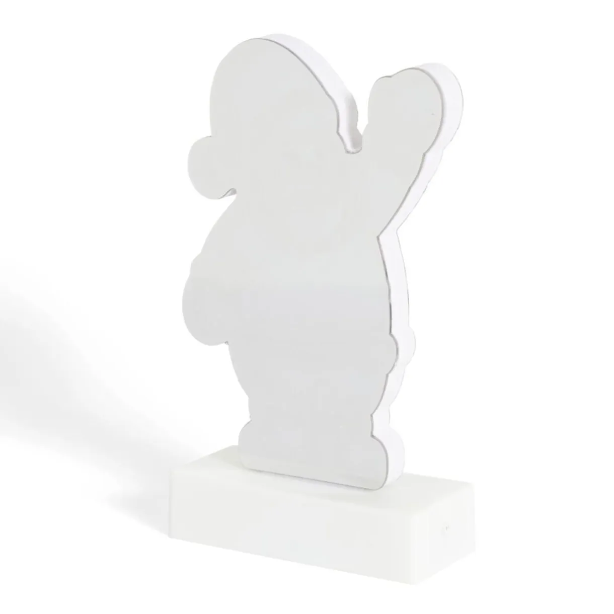 Père noël miroir infini lumineux 117LED H23,5cm < Gifi Sale