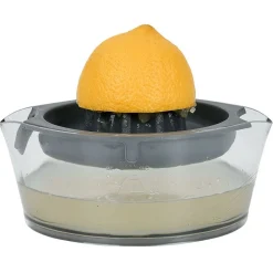 Presse agrumes avec réservoir transparent vert