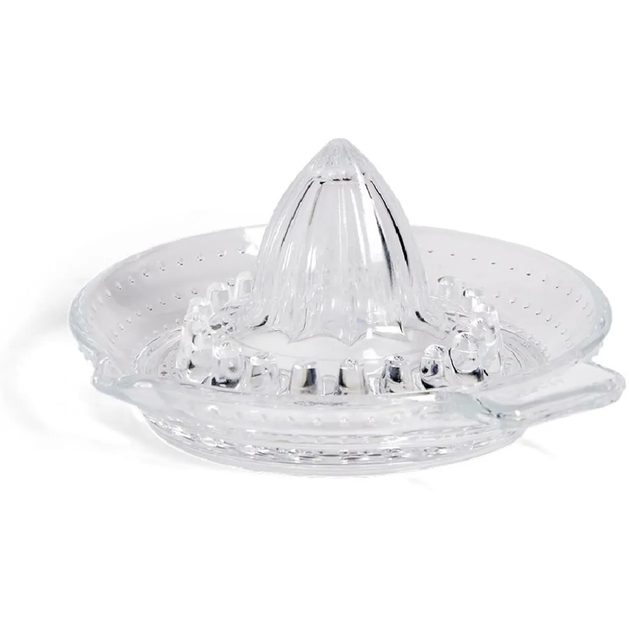 Presse citron en verre Ø13xH6,5cm