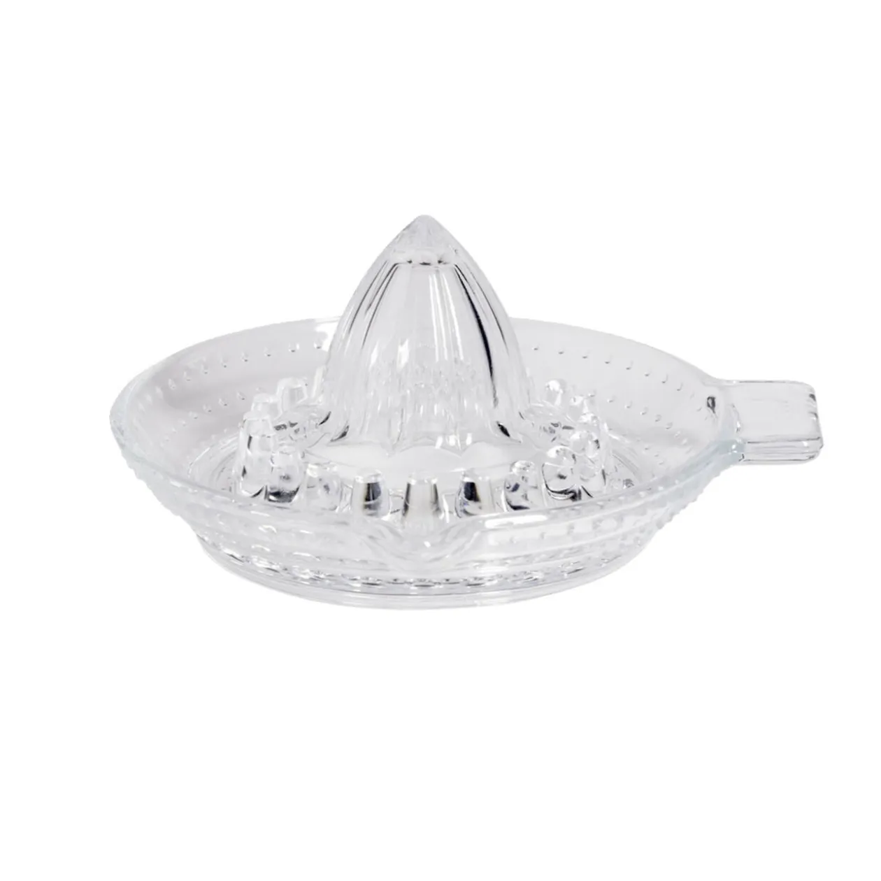 Presse citron en verre Ø13xH6,5cm