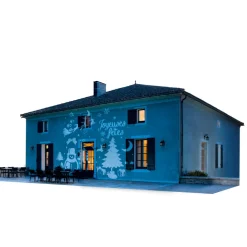 Projecteur extérieur LED solaire Noël motifs animés < Gifi Outlet