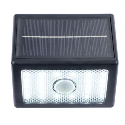 Projecteur mural détecteur mouvement solaire 24LED 120lm 11x11xH6cm < Gifi Outlet