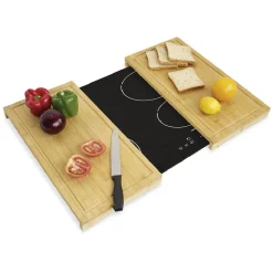 Protection plaque et planche à découper bois x2 < Gifi Discount