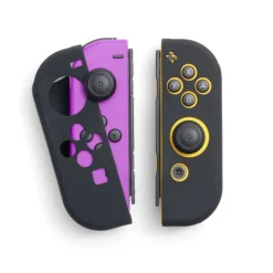 Protection pour manette compatible Nintendo Switch en silicone noir