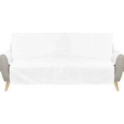 Protège canapé côtelé L279xH179cm - 2 modèles gris ou blanc < Gifi Best