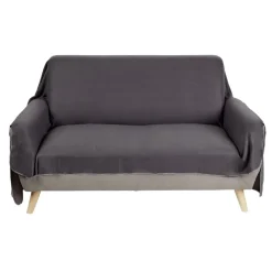 Protège canapé 3 places en tissu polaire avec sace de rangement
