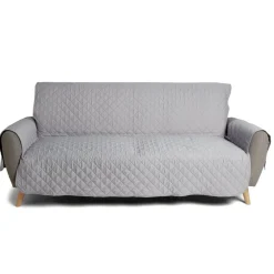 Protège canapé 3 places L279xH179cm molleton gris foncé < Gifi Sale